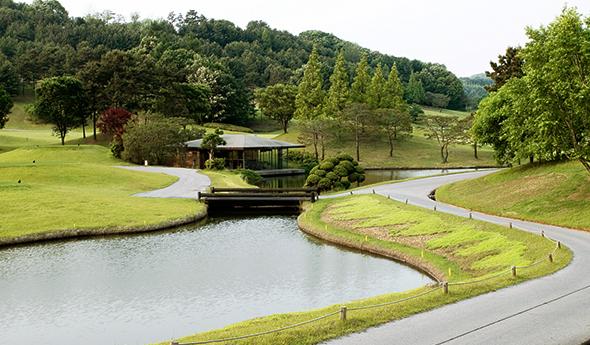 동코스의 녹색 정원