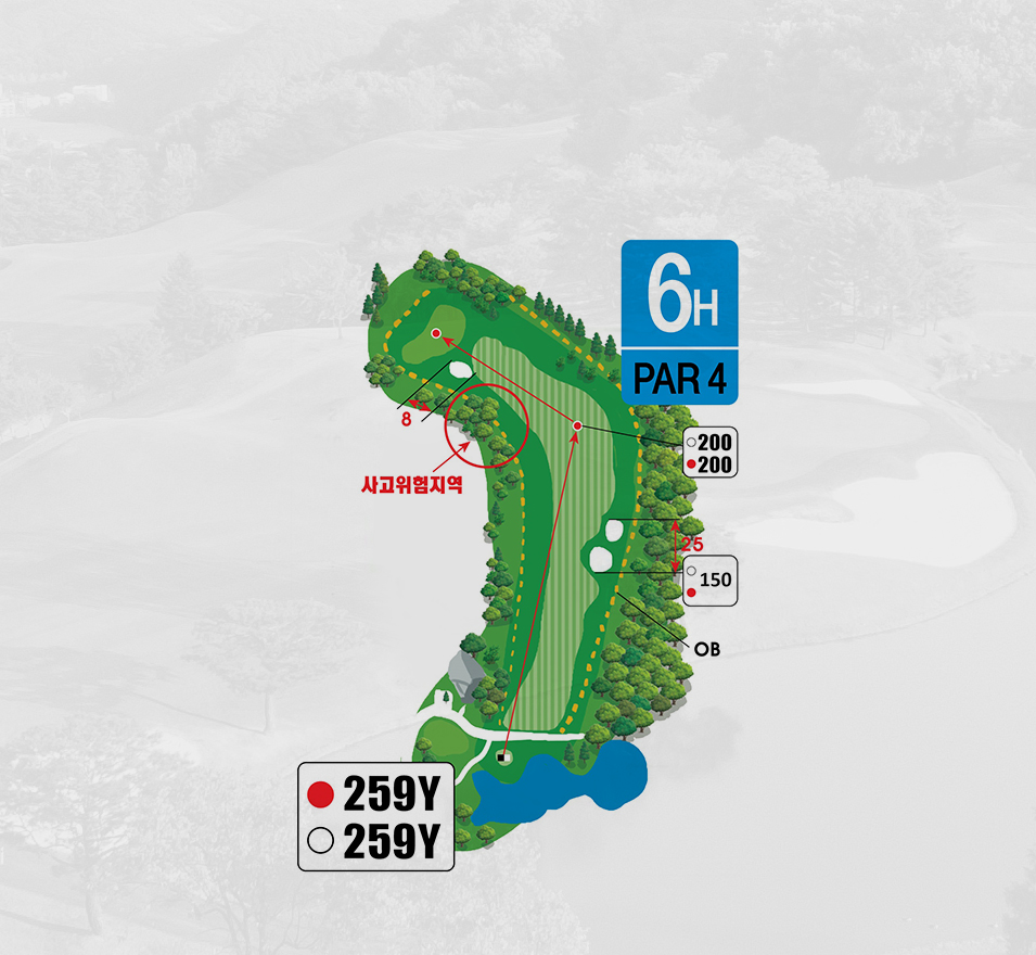 6홀 지도