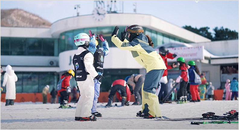 단체 스키캠프 활동사진 6